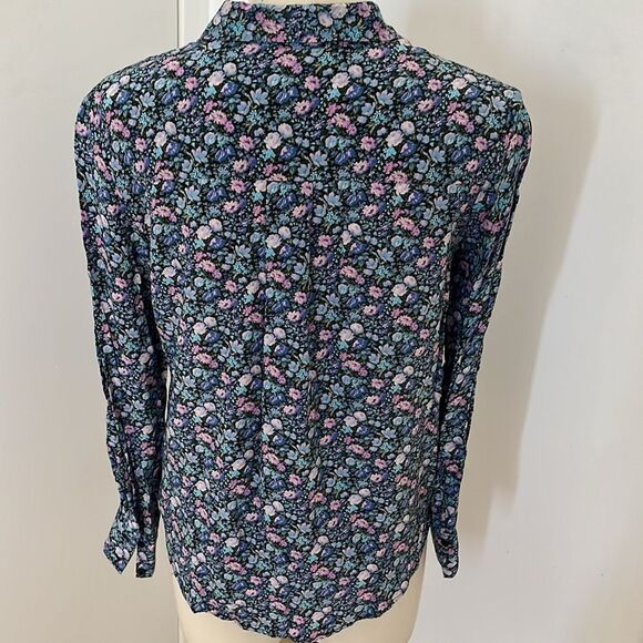 & Other‎ Stories Purple Floral Button Down - Picture 4 of 5